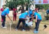 Polda Sumsel Tanam 30 Pohon Produktif di Kawasan Masjid Assa’adah