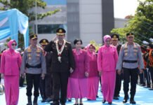Kapolda Sumsel Pimpin Wisuda Purnabakti 187 Personel