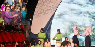 Drama Musikal Bencana Tapsel Hipnotis Ribuan Pengunjung PRSU ke-50