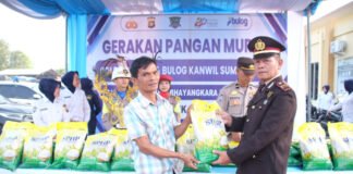 Hari Bhayangkara ke-80, Polres OKI dan Bulog Gelar Gerakan Pangan Murah