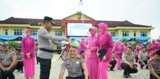 75 Personel Polres OKI Naik Pangkat, Momentum Tingkatkan Profesionalisme Pengabdian