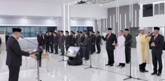 Lantik 78 Pejabat Struktural, Wamen Ossy: Rotasi dan Promosi Jabatan Bentuk Birokrat Adaptif