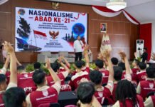 Jadi Pembicara di Diklat Pratama DPP GMPK, Menteri Nusron: Nasionalisme Menjadikan Bangsa yang Kuat