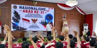 Jadi Pembicara di Diklat Pratama DPP GMPK, Menteri Nusron: Nasionalisme Menjadikan Bangsa yang Kuat