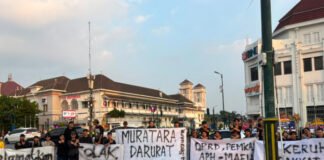 Mahasiswa Muratara di Yogyakarta Gelar Aksi Damai, Soroti Maraknya PETI di Musi Rawas Utara