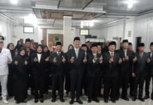 Pemkab PALI Kembali Lantik dan Ambil Sumpah Jabatan 22 Pejabat