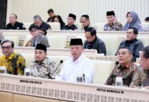 Menteri Nusron Laporkan Realisasi Anggaran Kementerian ATR/BPN 2025 Capai 95,73 Persen ke Komisi II DPR RI