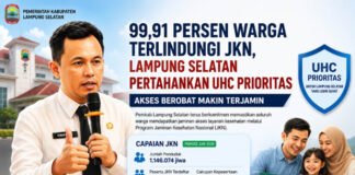 Akses Berobat Makin Terjamin, 99,91 Persen Warga Lampung Selatan Telah Terlindungi JKN