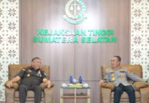 Kapolda dan Kejati Sumsel Perkuat Sinergi Penegakan Hukum untuk Jaga Kondusivitas Bumi Sriwijaya