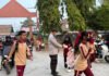 Lindungi Pelajar dari Kabut Asap, Polres OKI Bagikan Masker di SMAN 1 Kayuagung