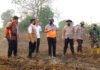 Polres OKI Perkuat Sinergi Penanganan Karhutla, Stafsus Menko Infrastruktur Cek Lahan Terbakar di Jejawi
