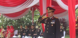 Wakapolda Sumsel Pimpin Upacara HUT ke-81 RI, Teguhkan Semangat Pengabdian Polri