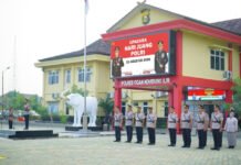 Hari Juang Polri 2026, Kapolres OKI Tekankan Semangat Pengabdian dan Keteladanan