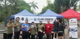 Sambut Lelang Serentak Nasional, Kejari OKI Pamerkan Barang Rampasan di CFD Kayuagung