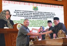 Plt Bupati Muara Enim Tanggapi Pandangan 9 Fraksi DPRD, Pembahasan APBD 2025 Masuk Tahap Pansus