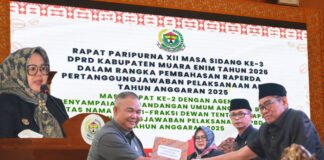 Plt Bupati Muara Enim Tanggapi Pandangan 9 Fraksi DPRD, Pembahasan APBD 2025 Masuk Tahap Pansus