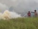 Karhutla Landa Pulau Semambu, Tim Gabungan Berjibaku Padamkan Api