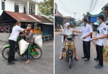 Antisipasi Lonjakan ISPA, Dinkes OKI Distribusikan 32.200 Masker