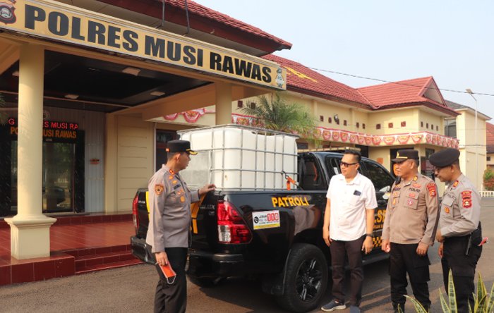 Polres Musi Rawas Modifikasi 13 Kendaraan Dinas Jadi Armada Respons Cepat Karhutla