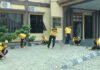 Wujudkan Lingkungan Kerja Bersih dan Nyaman, Polres Tubaba Gelar Korvei Bersihkan Mako