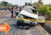 Kereta Api Bukit Selero Tabrak Minibus di Prabumulih, Empat Orang Meninggal Dunia