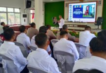 Penyuluhan Hukum Bidkum Polda Sumsel di Polres OKI, Personel Dibekali Pemahaman UU Polri Terbaru