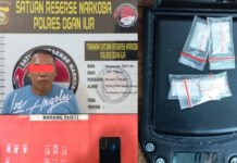 Polisi Ringkus Residivis Pengedar Sabu, Empat Paket Narkotika Disita