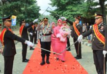 Khidmat, Polres Tulang Bawang Barat Gelar Welcome and Farewell Parade Kapolres