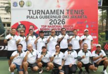 Bangun Soliditas Antar Instansi, Kementerian ATR/BPN Ambil Bagian dalam Turnamen Tenis Piala Gubernur DKI Jakarta 2026