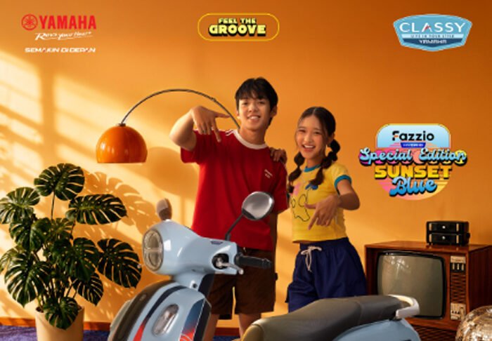 Yamaha Buka Giveaway Fazzio Sunset Blue, Cukup Pamer OOTD dan Menangkan Motor Gratis