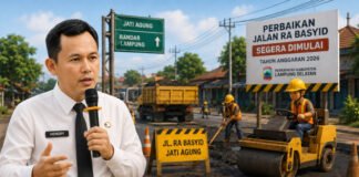 Perbaikan Jalan RA Basyid Segera Dimulai, Pemkab Lampung Selatan Pastikan Mobilitas Warga Lebih Aman dan Nyaman