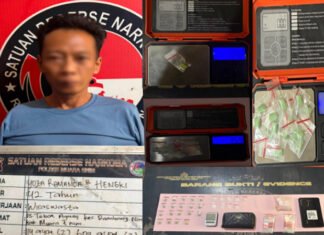 Warung Jadi Lokasi Transaksi, Pengedar Ekstasi dan Sabu di Muara Enim Ditangkap