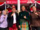 Semarak HUT ke-81 RI di OKI, Ratusan Penari Kibarkan Selendang dan Bendera Berlogo Bank Sumsel Babel