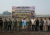 Cetak Sawah Rakyat Dimulai, Dandim 0402/OKI Dampingi Danrem 044/Gapo Tanam Perdana di Pangkalan Lampam