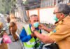 Kualitas Udara Menurun, Pemkab OKI Bagikan Masker dan Batasi Aktivitas Sekolah