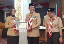 Ketua Kwarda Lampung Lantik Rektor UIN Raden Intan Sebagai Kamabigus