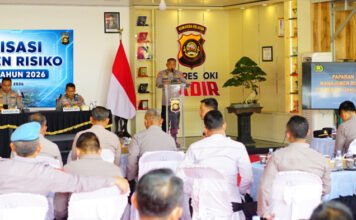 Wujudkan Polri Presisi, Polres OKI Perkuat Penerapan Manajemen Risiko