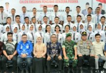 Pemkab Muara Enim Resmi Buka Pemusatan Diklat 50 Calon Paskibraka 2026