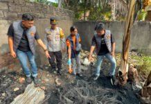 Bakar Sampah Dekat Ban Bekas, Api Membesar dan Bikin Warga Prabumulih Panik