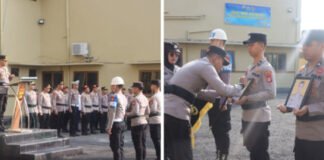 Terlibat Narkoba dan Desersi, Dua Oknum Anggota Polres Empat Lawang Dipecat