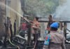 Tim Gabungan Sigap Padamkan Kebakaran Empat Rumah di Jejawi OKI