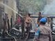Tim Gabungan Sigap Padamkan Kebakaran Empat Rumah di Jejawi OKI
