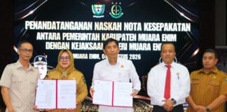 Perkuat Tata Kelola Pemerintahan, Pemkab Muara Enim dan Kejari Teken MoU Pendampingan Hukum DATUN