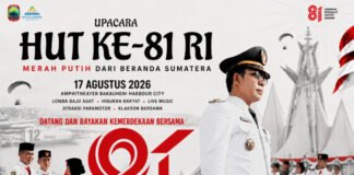 Merah Putih dari Beranda Sumatra, Warga Diajak Meriahkan HUT ke-81 RI di BHC