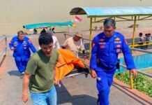 Jatuh dari Tongkang, Dua Korban Ditemukan Tewas di Sungai Baung OKI