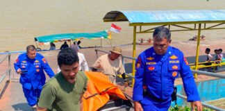 Jatuh dari Tongkang, Dua Korban Ditemukan Tewas di Sungai Baung OKI
