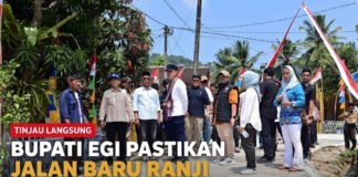 Akhiri Penantian 19 Tahun, Bupati Egi Pastikan Jalan Baru Ranji Diperbaiki Tahun Ini