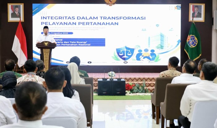 Buka Pelatihan PRESTASI Bersama KPK, Menteri Nusron: Semangat Kita Mempermudah Rakyat