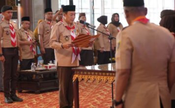 Pengurus Mabicab dan Kwarcab Pramuka Ogan Ilir 2026–2031 Resmi Dilantik