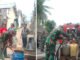 Di Tengah Kemarau Panjang, Kodim 0402/OKI-OI Salurkan Air Bersih ke Warga Desa Palem Raya